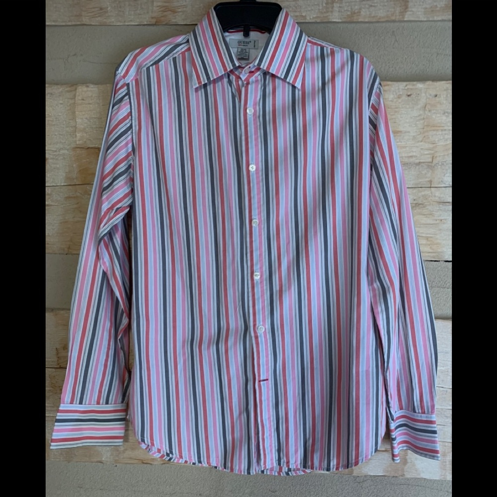 Guess Button Down